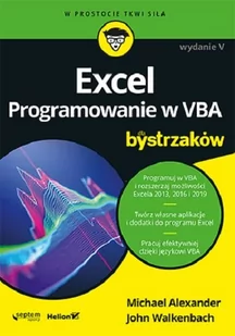 Excel. Programowanie w VBA dla bystrzaków - Aplikacje biurowe - miniaturka - grafika 1