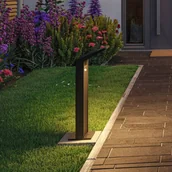 Lampy ogrodowe - Paulmann Juntea słupek oświetleniowy LED, aluminium, antracyt, czujnik - miniaturka - grafika 1