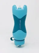 Shakery i bidony sportowe - Butelka silikonowa bidon sportowy AquaSpray turkus ze spryskiwaczem 600ml - miniaturka - grafika 1