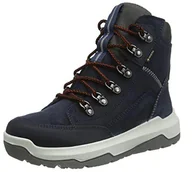 Sneakersy damskie - Superfit Sneakersy chłopięce, Niebieski szary pomarańczowy 8000, 36 EU - miniaturka - grafika 1