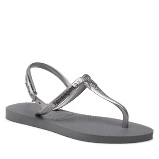 Sandały damskie - Sandały HAVAIANAS - Twist 41447565178 Steel Gray - grafika 1