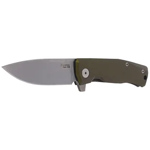 Nóż składany LionSteel Myto Green Aluminium, Stone Washed M390 by Molletta (MT01A GS) - Noże - miniaturka - grafika 2