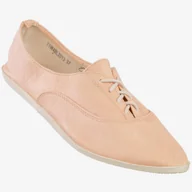 Półbuty damskie - Tenisówki Damskie Buty Ekoskóra Półbuty Nude Jezzi 71W4BL2013 37 Nude - miniaturka - grafika 1