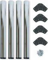 Meble modułowe i akcesoria - Stalowe Nóżki Stołowe Emuca 60X830 MM 4 Sztuki - miniaturka - grafika 1