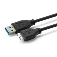 Kable USB - Kabel USB MicroConnect USB3.0 A-B Micro 0,5m M-M USB3.0AB05MICRO - miniaturka - grafika 1