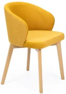 Krzesła - Żółte krzesło drewniane nowoczesne dąb artisan Z9-W45 - miniaturka - grafika 1