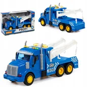 Zabawki zdalnie sterowane - HOLOWNIK LAWETA TIR z NAPĘDEM ŚWIATŁO DŹWIĘK PROFI - miniaturka - grafika 1