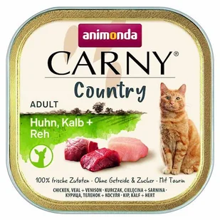 Animonda Carny Country Adult Kurczak Cielęcina i Sarnina tacka 100g - Mokra karma dla kotów - miniaturka - grafika 3