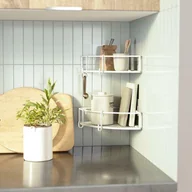 Półki łazienkowe - Zestaw półek narożnych Cubiko białe - miniaturka - grafika 1