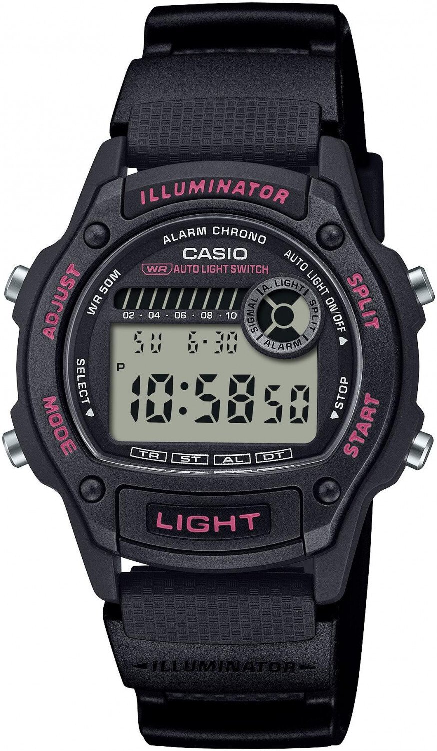 Zegarek męski Casio W-220H-1A2VEF czarny