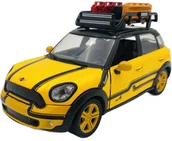 Samochody i pojazdy dla dzieci - MINI Cooper S Countryman z bagażkiem dachowym model 1:24 Motormax 79752 - miniaturka - grafika 1