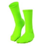 Skarpetki kolarskie - Sportowe skarpety do kolarstwa - neon zielony - miniaturka - grafika 1