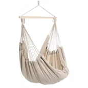 Hamaki - Fotel hamakowy kremowy 185x130x155cm - miniaturka - grafika 1