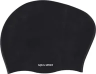 Pływanie - AQUA-SPORT Czepek pływacki silikonowy na długie włosy - miniaturka - grafika 1