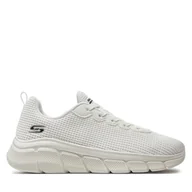 Sneakersy damskie - Sneakersy Skechers Bobs B Flex-Visionary Essence 117346/W Biały - miniaturka - grafika 1