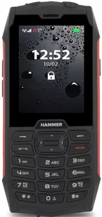 myPhone Hammer 4 64MB/64MB Dual Sim Czerwono-czarny - Telefony komórkowe - miniaturka - grafika 1