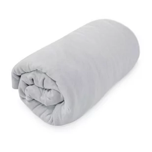 Prześcieradło szare jersey z gumką BASIC 220x200 - Prześcieradła - miniaturka - grafika 1