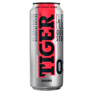 Tiger Gazowany napój owocowy o smaku truskawka 500 ml - Napoje energetyczne i izotoniczne - miniaturka - grafika 1
