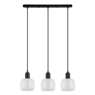 Lampy sufitowe - Italux Lamezia lampa wisząca 3-punktowa czarna/antyczny brąz PND-67594-3-BRO+CL PND-67594-3-BRO+CL - miniaturka - grafika 1