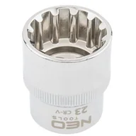 Klucze i nasadki - NEO-TOOLS nasadka spline, dwunastokątna, 1/2&apos;&apos;, 23mm, , 08-595 - miniaturka - grafika 1