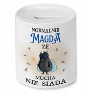 Skarbonki - Skarbonka Dla Magdy na Urodziny na Prezent z Nadrukiem ze Zdjęciem - miniaturka - grafika 1