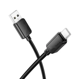 Kabel USB A do USB C Hoco 3A 1 m X113 czarny - Kable USB - miniaturka - grafika 1