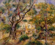 Plakaty - Galeria Plakatu, Plakat, The Farm at Les Collettes, Cagnes, Auguste Renoir, 91,5x61 cm - miniaturka - grafika 1