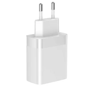 Baseus Mirror Lake szybka ładowarka Quick Charge 3.0 2x USB 18W z wyświetlaczem biały (CCJMHA-A02) - Ładowarki do telefonów - miniaturka - grafika 3