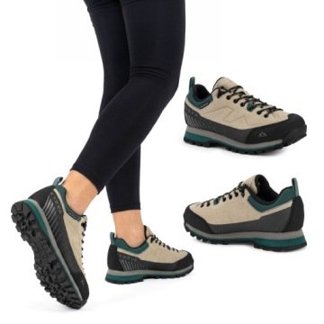 Buty trekkingowe damskie Kadva Nevra Wp niskie skórzane beżowy 37 W Góry