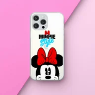 Etui i futerały do telefonów - Etui Minnie 027 Disney Nadruk częściowy Przeźroczysty Producent: Xiaomi, Model: REDMI 10C - miniaturka - grafika 1