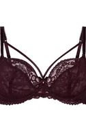 Biustonosze - Hunkemöller Nieusztywniony biustonosz z fiszbinami Isadora Czerwony - miniaturka - grafika 1