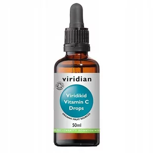 Viridian, Viridikid Witamina C dla dzieci krople, 50ml - Witaminy i minerały - miniaturka - grafika 1