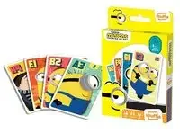 Gra karciana Shuffle 4w1 Minionki 2 - Cartamundi - Zestawy szkolne - miniaturka - grafika 1