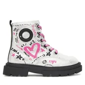 Buty dla dziewczynek - Trapery Primigi AVANT-8977055 Biały - miniaturka - grafika 1