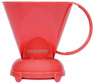 Clever Dripper - Zaparzacz do kawy L 500ml koralowy + 100 filtrów - Zaparzacze i kawiarki - miniaturka - grafika 1