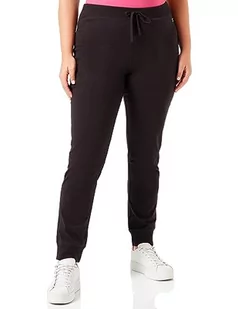 Champion Legacy American Classics W-PRO-Jersey Regular Rib Cuff spodnie dresowe damskie, Czarny, M - Spodnie sportowe damskie - miniaturka - grafika 1