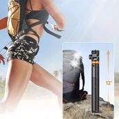 Selfie stick - UNIWERSALNY KIJEK SELFIE STICK TRIPOD STATYW BLUETOOTH DO TELEFONU / GOPRO - miniaturka - grafika 1