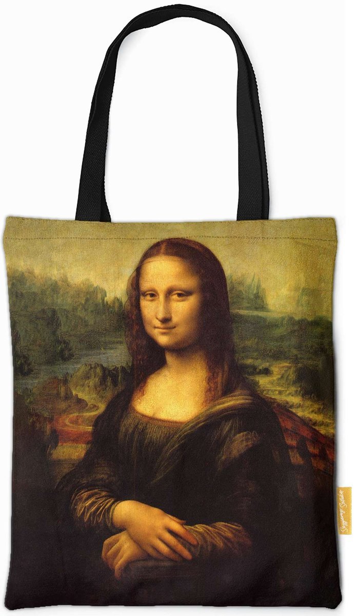 Torba na ramię Mona Lisa Leonardo da Vinci-ONE SIZE