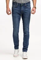 Spodnie męskie - Męskie spodnie jeansowe rurki Mustang Frisco skinny W33 L30 - miniaturka - grafika 1