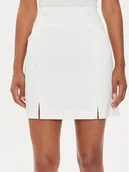 Spódnice - Morgan Spódnica mini 241-JEON Écru Regular Fit - miniaturka - grafika 1