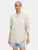 Koszule damskie - RVCA Koszula Showdown 23B051501 Zielony Relaxed Fit - miniaturka - grafika 1