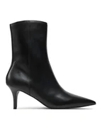 Botki damskie - Calvin Klein Jeans Botki 60Mm Stiletto Heel Bootie YW0YW01836 Czarny - miniaturka - grafika 1