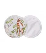 Akcesoria do karmienia - Wielorazowe wkładki laktacyjne bambus i coolmax, DZIEŃ W LESIE, 2 szt., Pupus - miniaturka - grafika 1