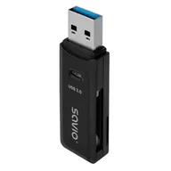 Czytniki kart pamięci - SAVIO CZYTNIK KART SD, USB 3.0 AK-64 - miniaturka - grafika 1