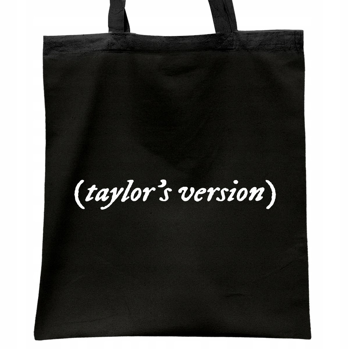 Torba bawełniana czarna na zakupy Taylor Swift Dla Fanów Prezent