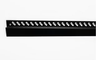 Listwa spadkowa przyścienna, lewa 120 cm, czarna - Odpływy liniowe - miniaturka - grafika 1