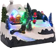 Ozdoby bożonarodzeniowe - vidaXL Świąteczna Dekoracja na Stół Wielokolorowe 16 x 11,5 x 13 cm - miniaturka - grafika 1