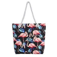 Torebki damskie - TOREBKA DAMSKA na ramię TORBA duża BOHO PLAŻOWA shopper pojemna - miniaturka - grafika 1