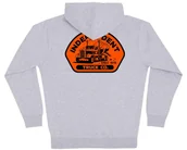 Bluzy męskie - bluza męska INDEPENDENT INDEPENDENT TRUCKING ZIP HOODED HEAVYWEIGHT SWEATSHIRT GREY HTHR - miniaturka - grafika 1