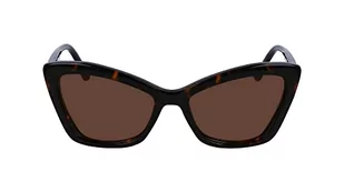 KARL LAGERFELD KL6105S Okulary przeciwsłoneczne, ciemny żółw, jeden rozmiar dla kobiet, Ciemny Żółw, rozmiar uniwersalny - Okulary przeciwsłoneczne - miniaturka - grafika 1